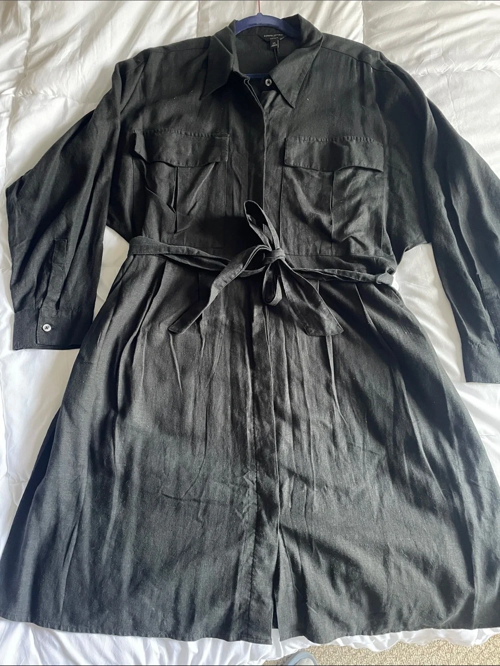 NWT Banana Republic linen-blend shirt dress - Picture 1 of 9